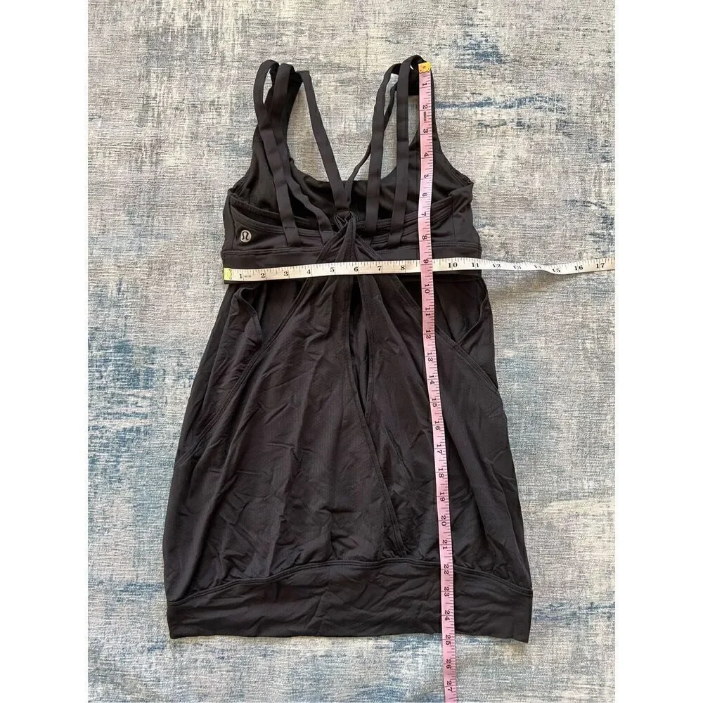Lululemon Nouveau Limits Tank Black Size 4